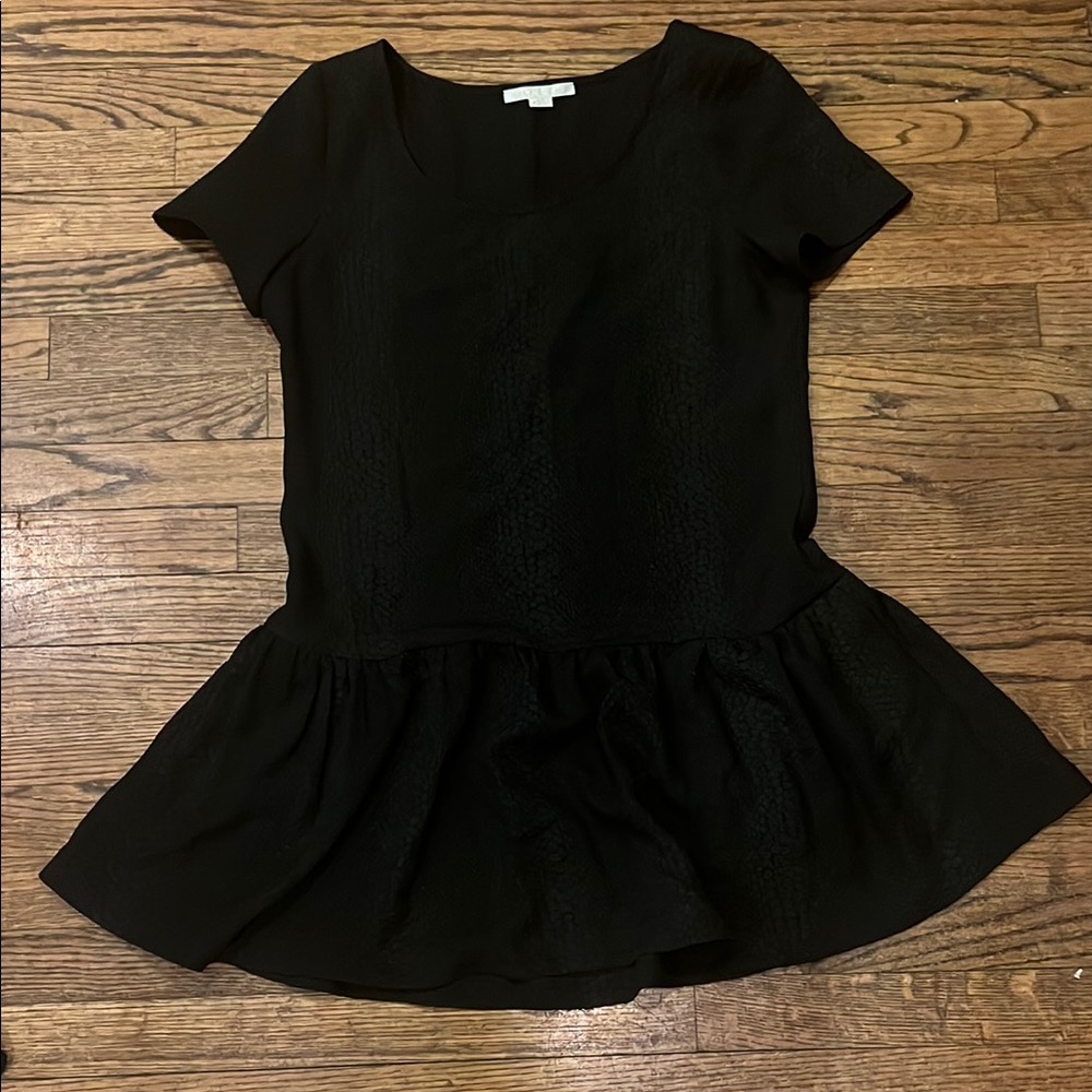 Black Peplum Dress